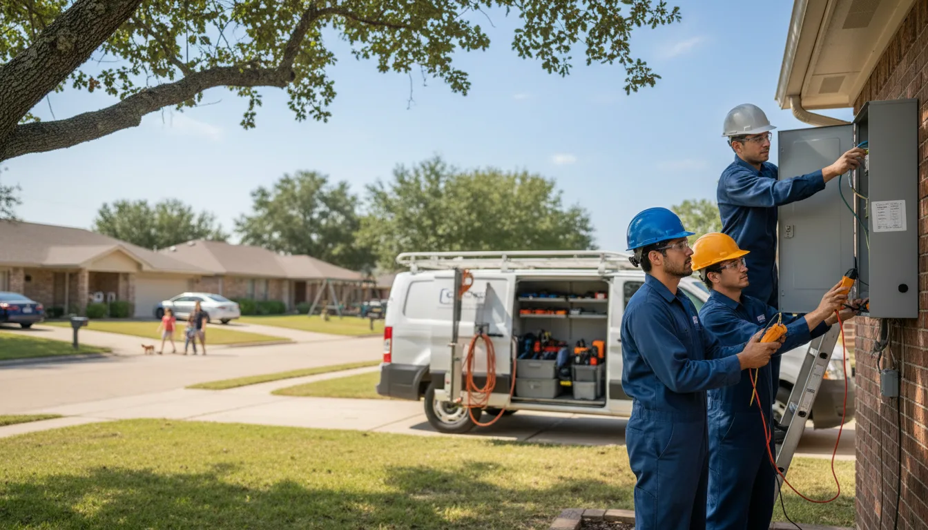 Certified electrician providing emergency electrical services in Knightsville, IN